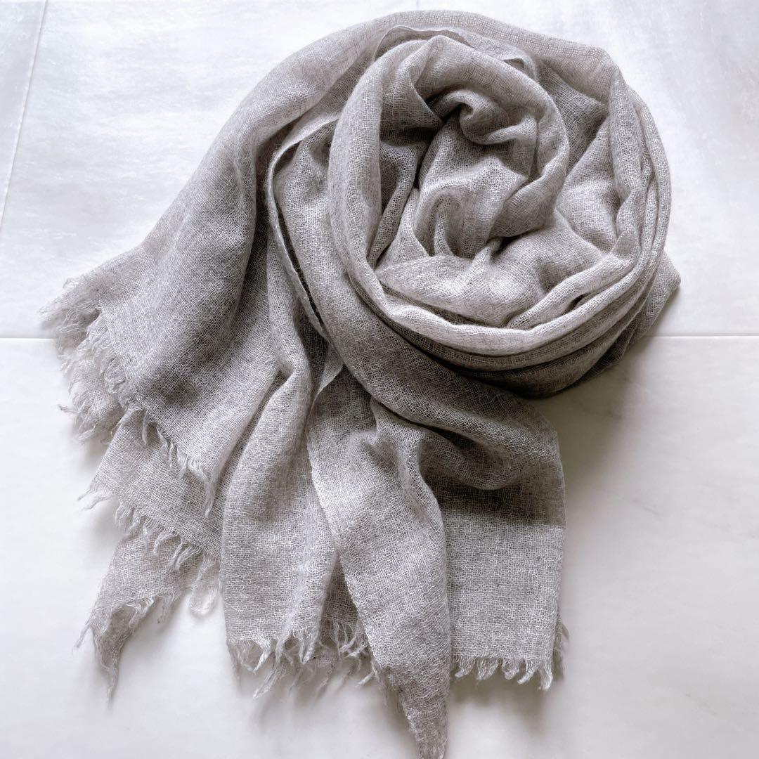 美品✨セオリー GRANDE CASHMERE ストール カシミヤ100% 大判