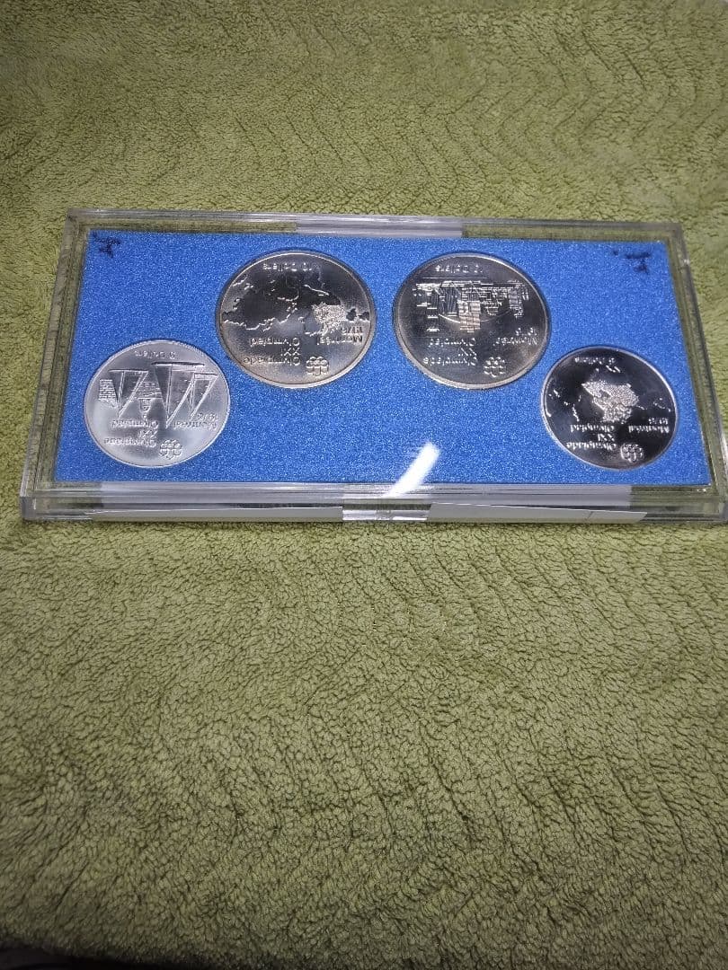 hab037 1976年モントリオールオリンピック記念銀貨セット 銀貨4枚セット
