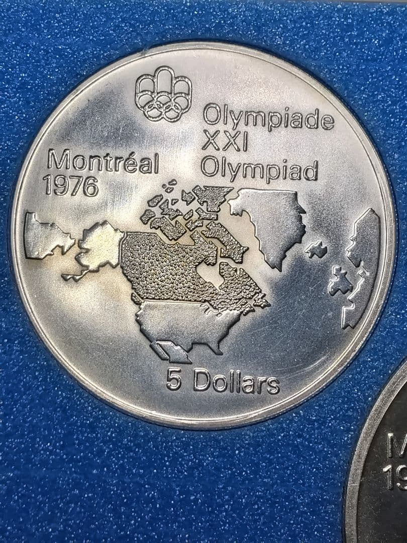 hab037 1976年モントリオールオリンピック記念銀貨セット 銀貨4枚セット