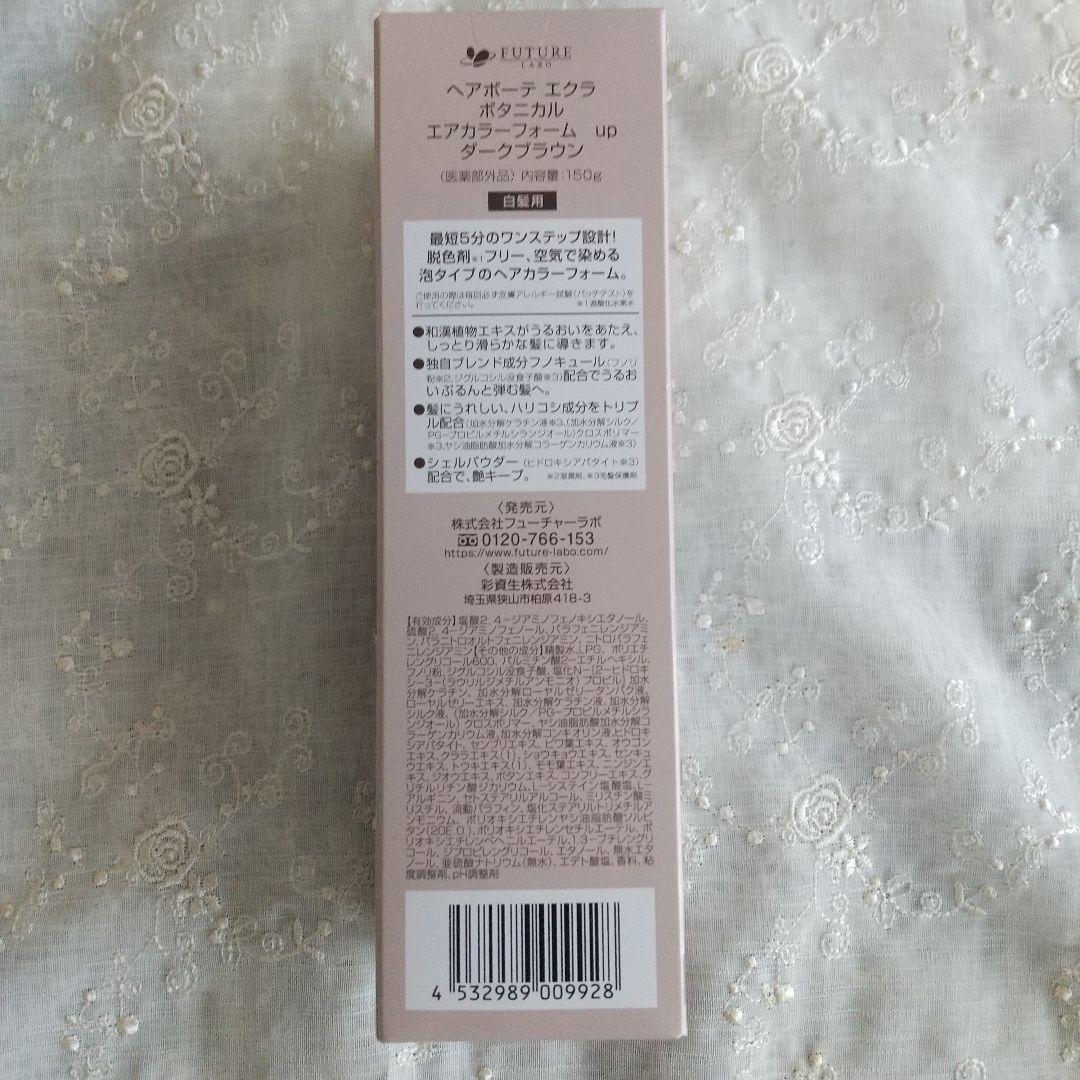 ヘアボーテ エクラ ボタニカル エアカラーフォーム ダークブラウン 150g