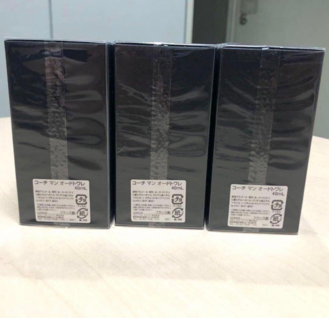 【4本セット】コーチCOACH MEN Eau de Toilette 40ml