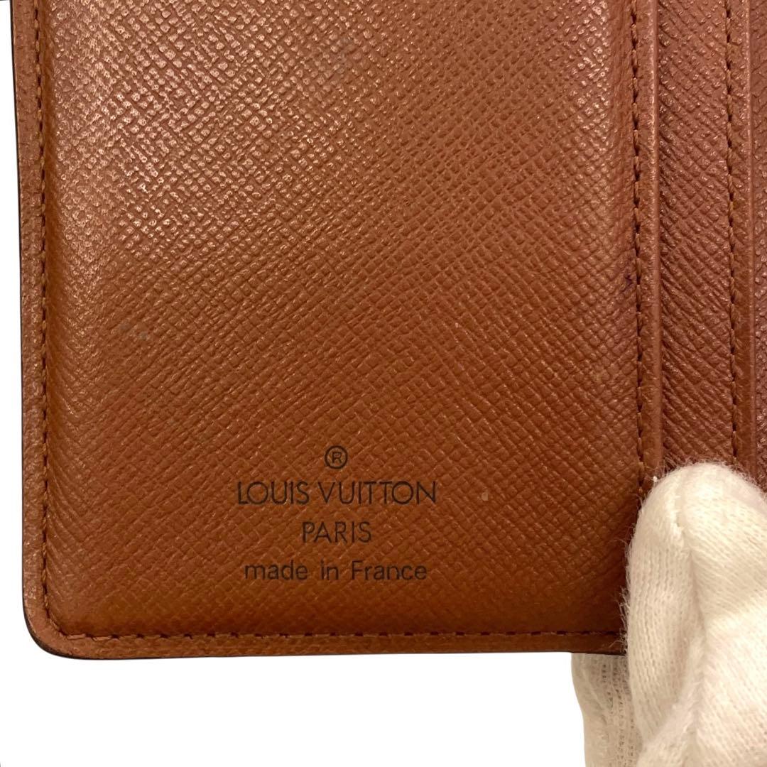 【美品】ルイヴィトン モノグラム ポルトモネ ヴィエノワ がま口 二つ折り 財布