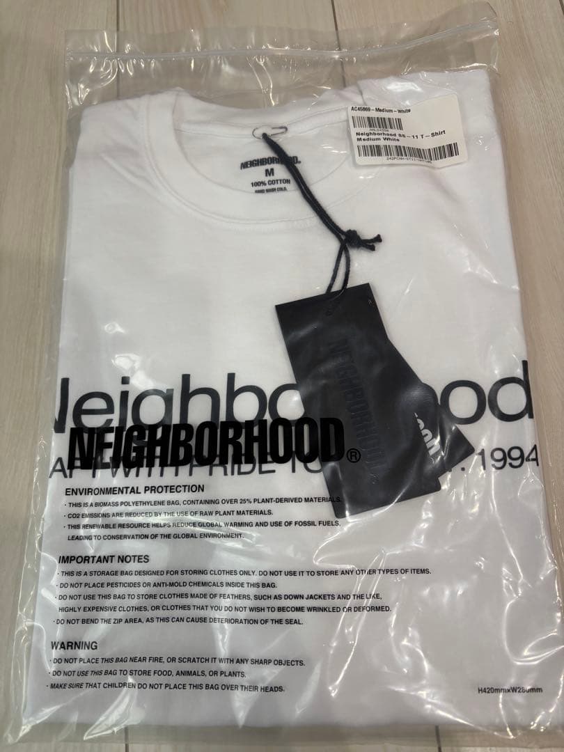 neighborhood ロゴtee Mサイズ 新品未使用品