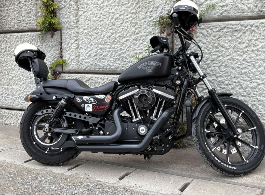 XL883Nバイクシート タンデムシート＋シングルシート＋シートクッション