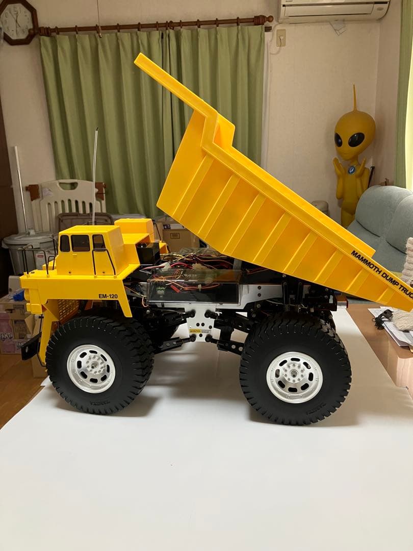 タミヤ1/20マンモスダンプ