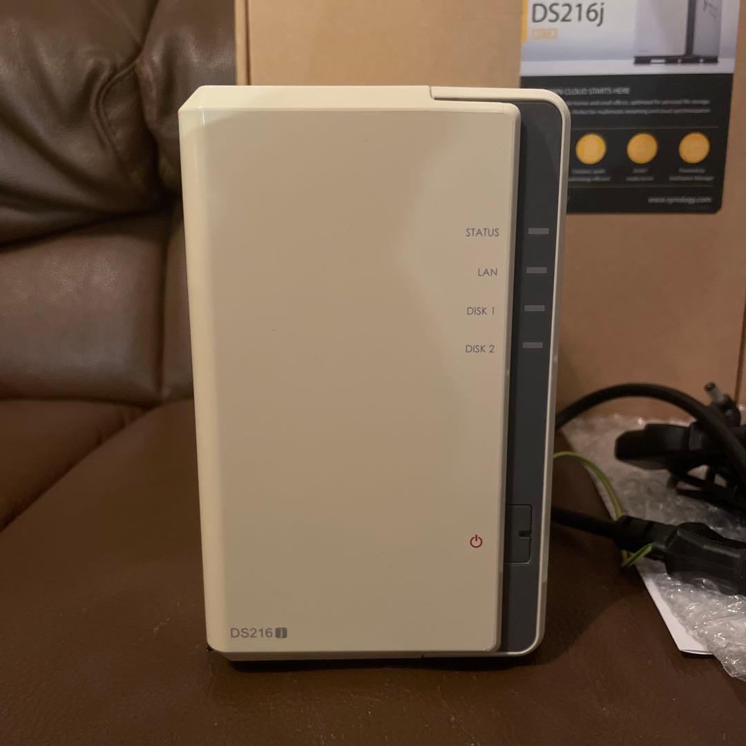 NAS Synology DiskStation DS216j 2ベイ中古完動品