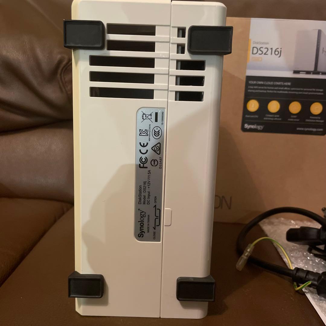 NAS Synology DiskStation DS216j 2ベイ中古完動品