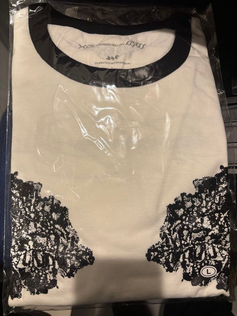 XG x DIDU ENG Ringer Tシャツ　ホワイト L グッズ