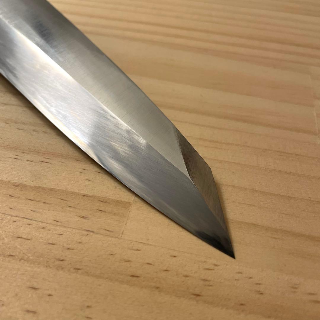 希少 切付型 身卸包丁 白鋼 6寸 18cm 研ぎ済み 切付 包丁