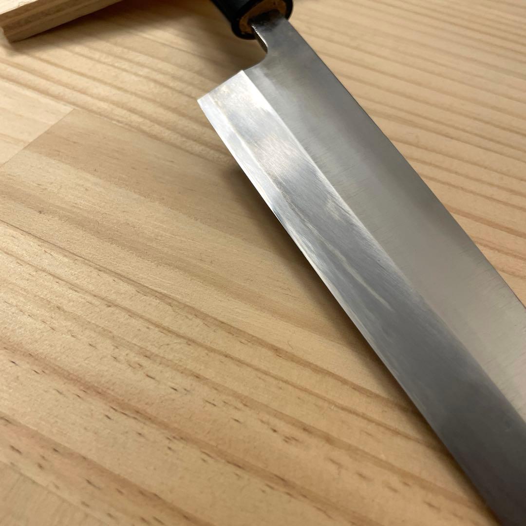 希少 切付型 身卸包丁 白鋼 6寸 18cm 研ぎ済み 切付 包丁