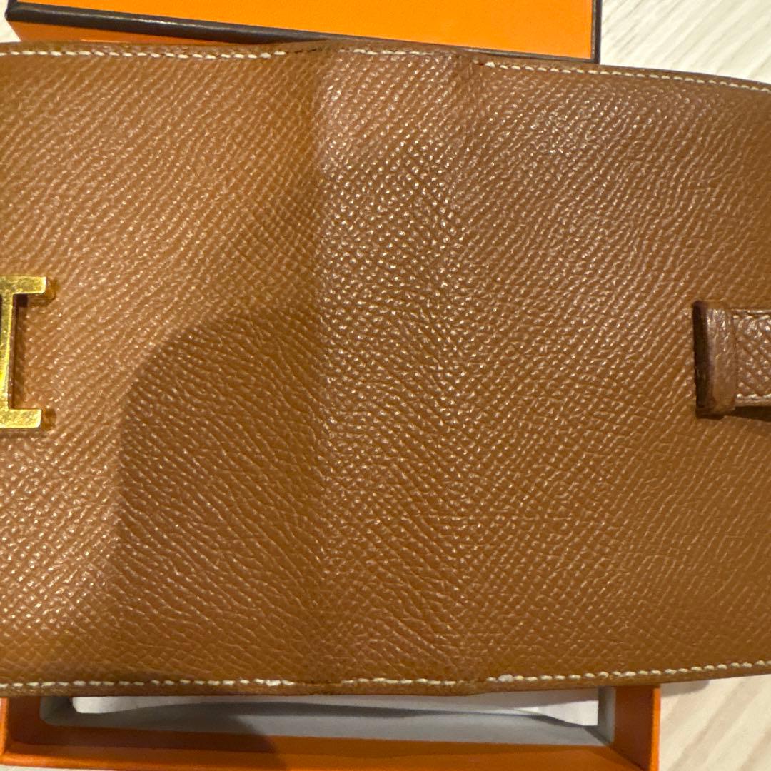 エルメス HERMES ベアンミニ ゴールド 財布 ウォレット