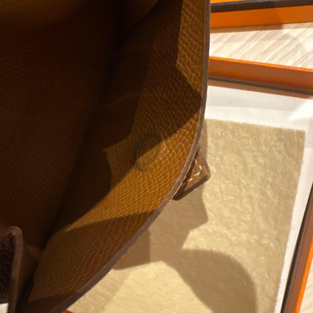 エルメス HERMES ベアンミニ ゴールド 財布 ウォレット