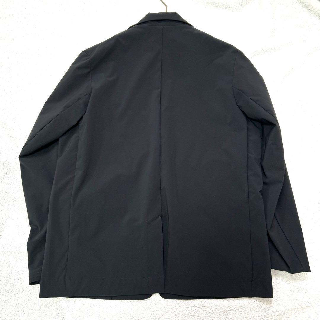 希少 2XL adidas ストレッチ テーラードジャケット 洗える ブラック