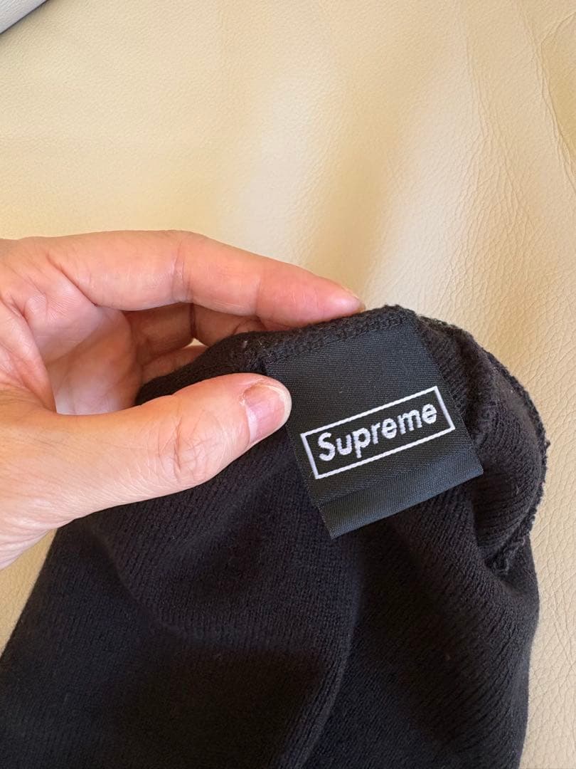 Supreme ×ニューエラS logo beanie Black FW24