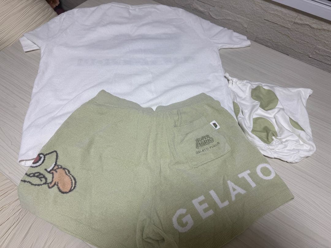gelatopiqué スーパーマリオコラボ ヨッシー ルームウェア