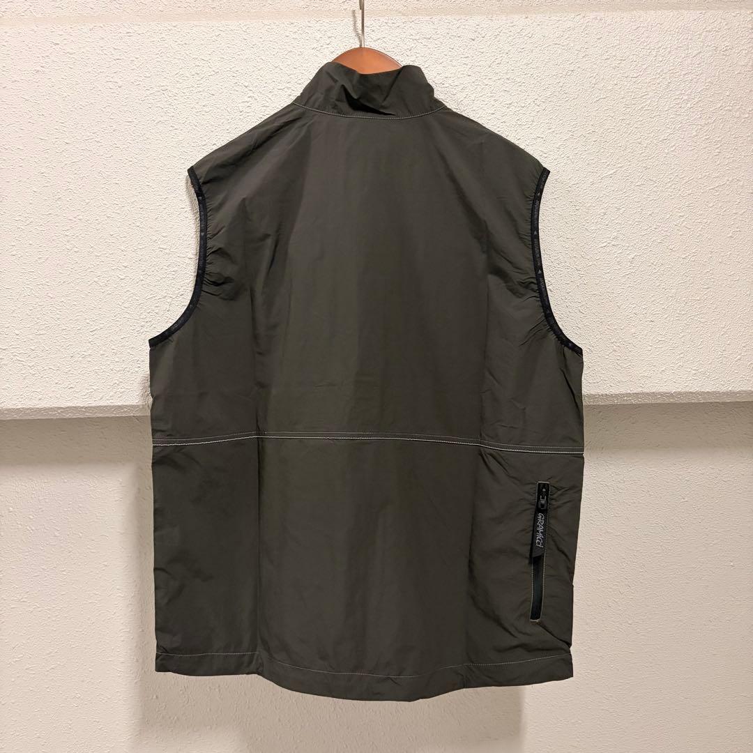 【新品】and wander × GRAMICCI ハーフジップ　ナイロンベスト