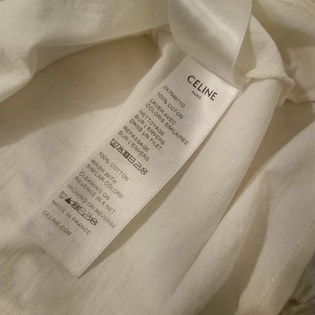 にゃーごさん様　CELINE✨️　セリーヌ　Tシャツ　白
