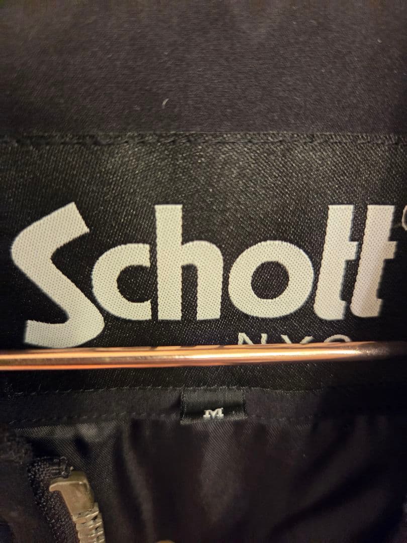 【Schott/ショット】ワッペンロゴ刺繍 中綿ブルゾン