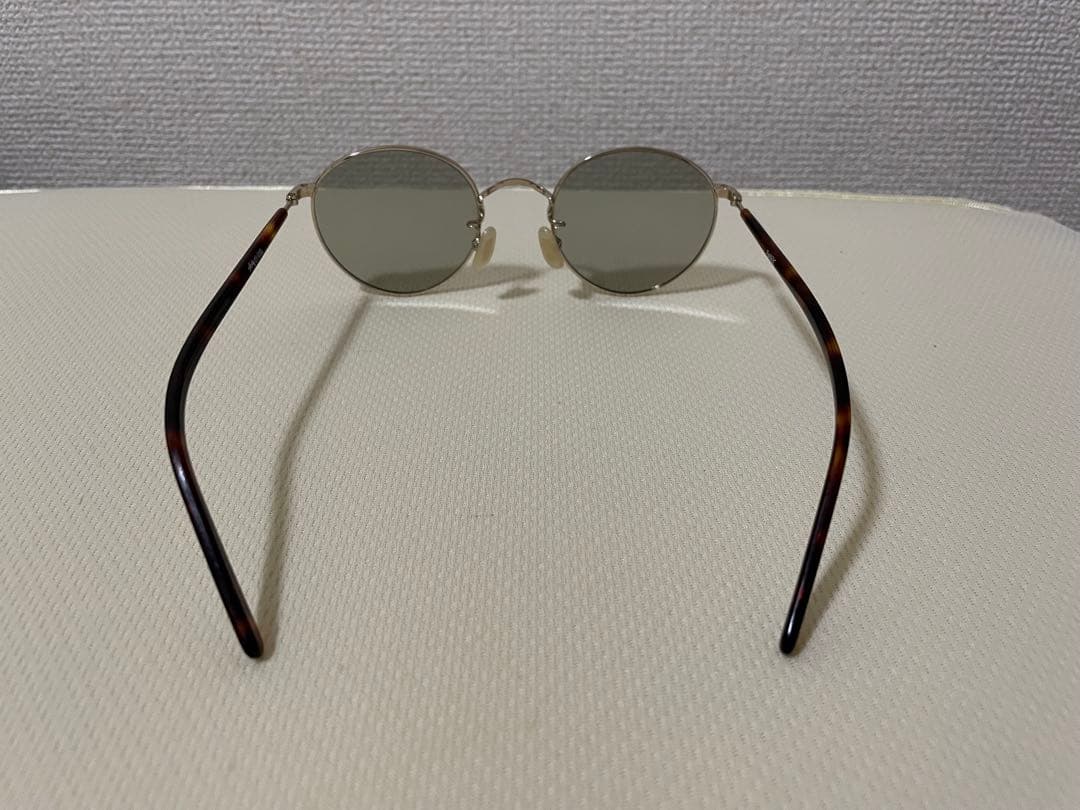 STUSSY サングラス ラウンド ゴールド×ブラウン