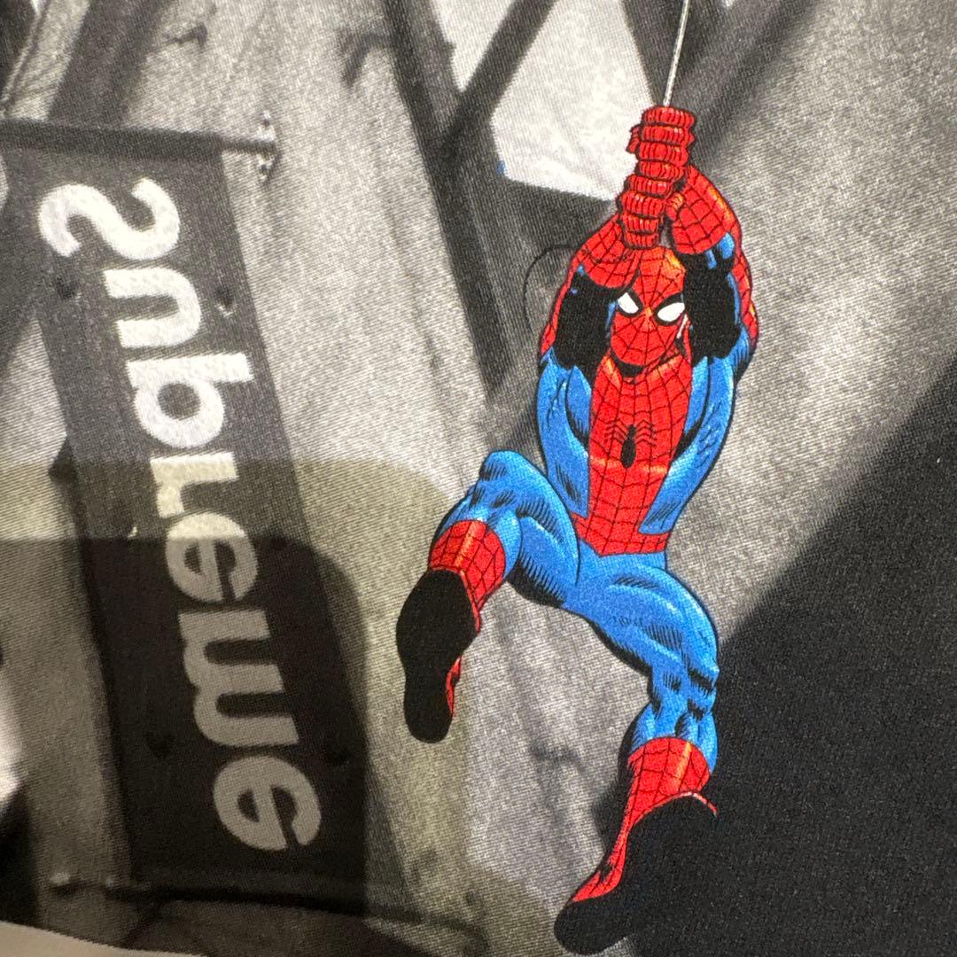 Supreme シュプリーム 白 Sサイズ Spider-man tee