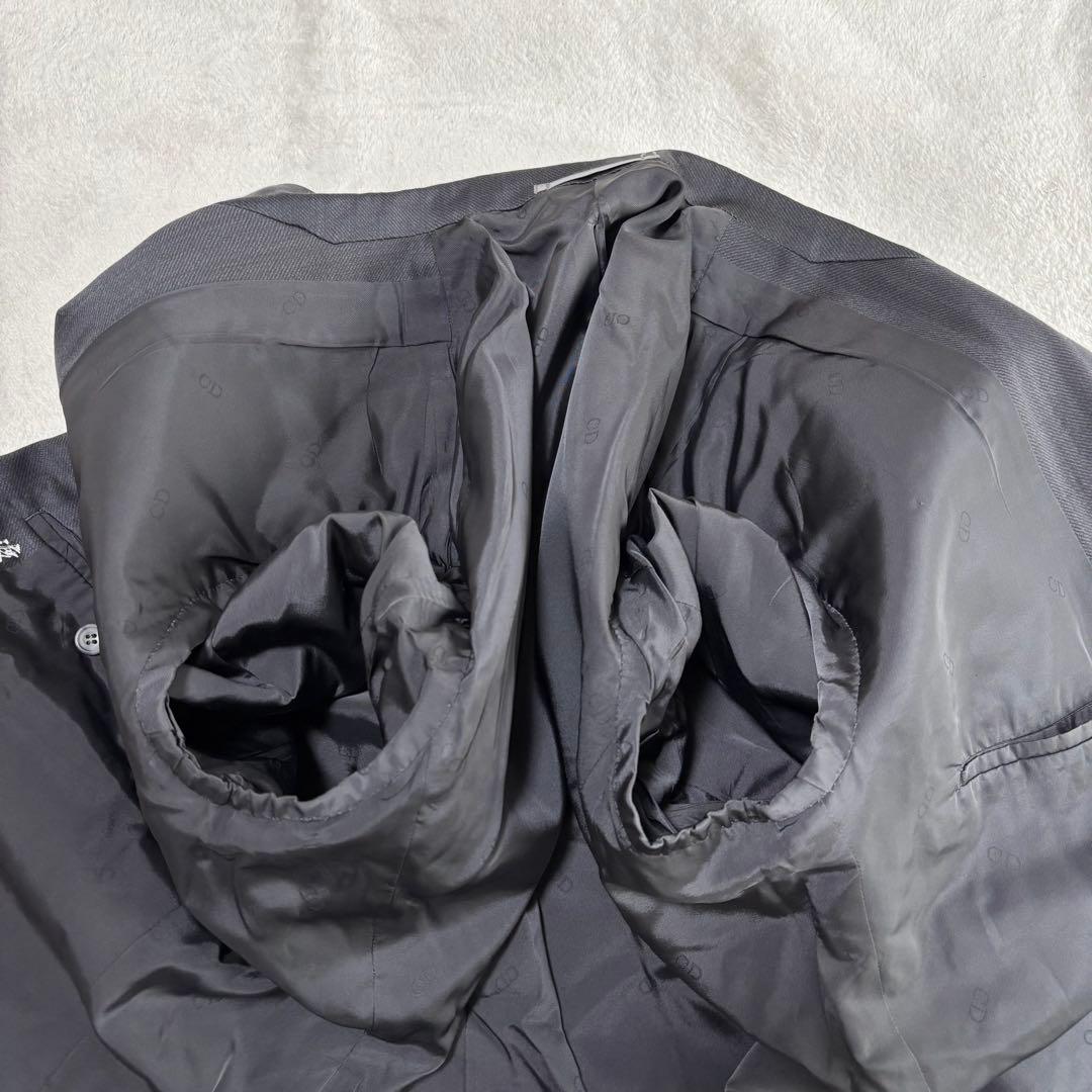 Christian Dior ヴィンテージ 銀ボタン ダブルジャケット XL