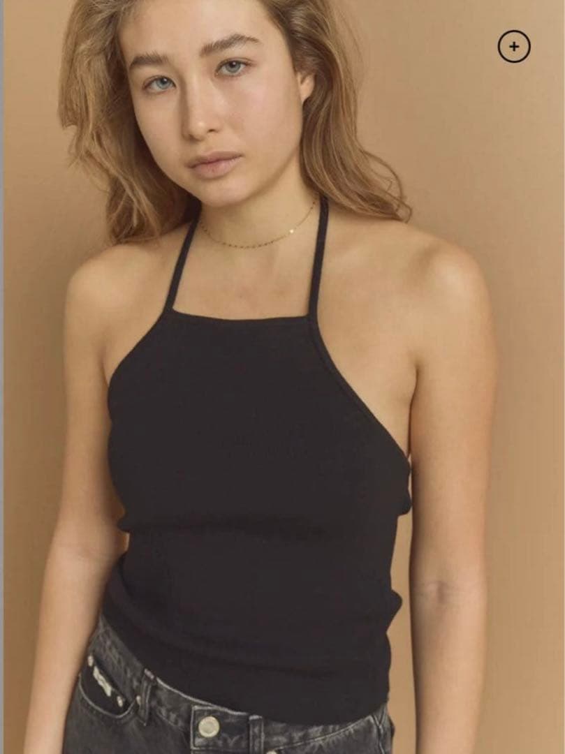 トップス THE SHISHIKUI HALTER/NAVY