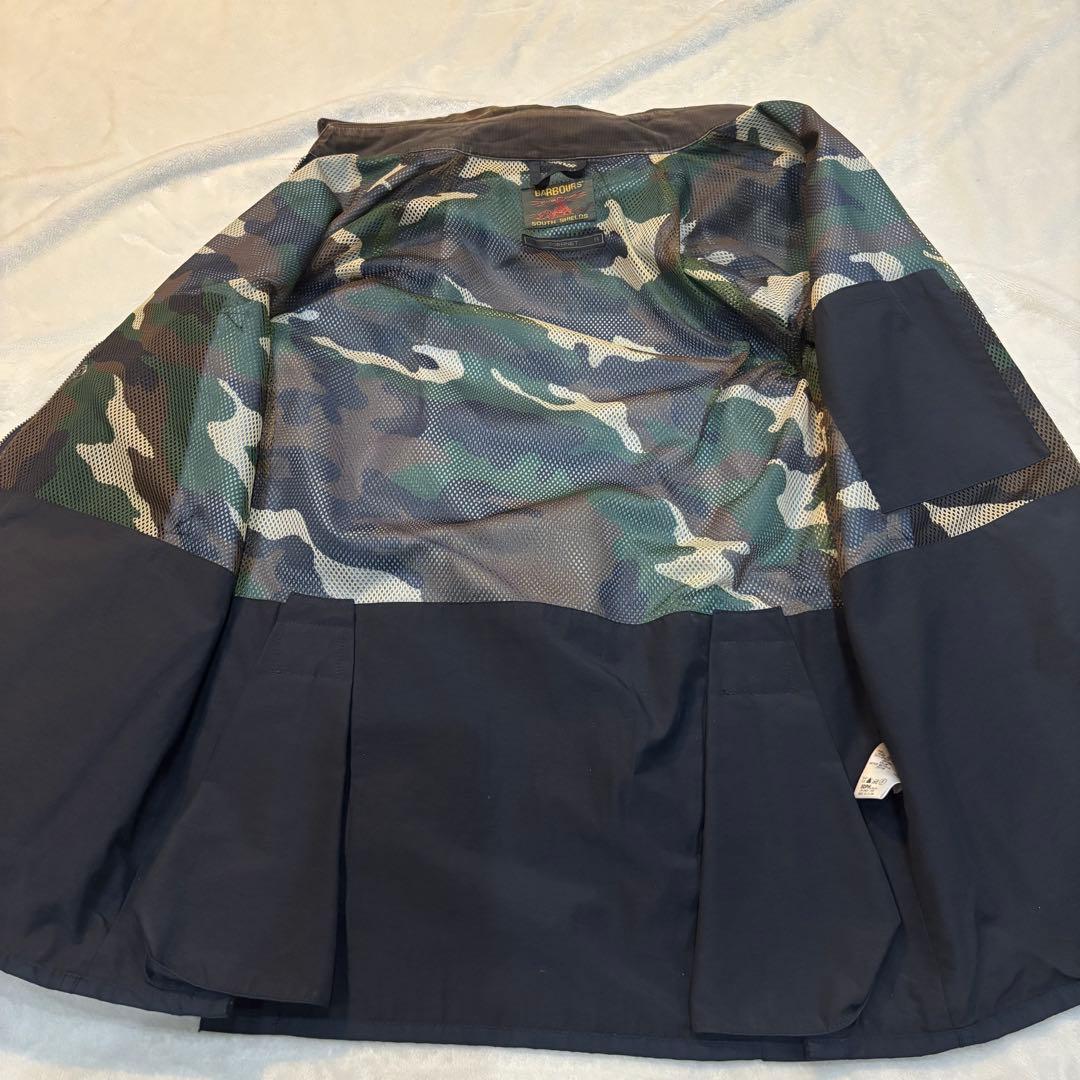 SOPHNET. × Barbour ブルゾン　ネイビー　カモフラ