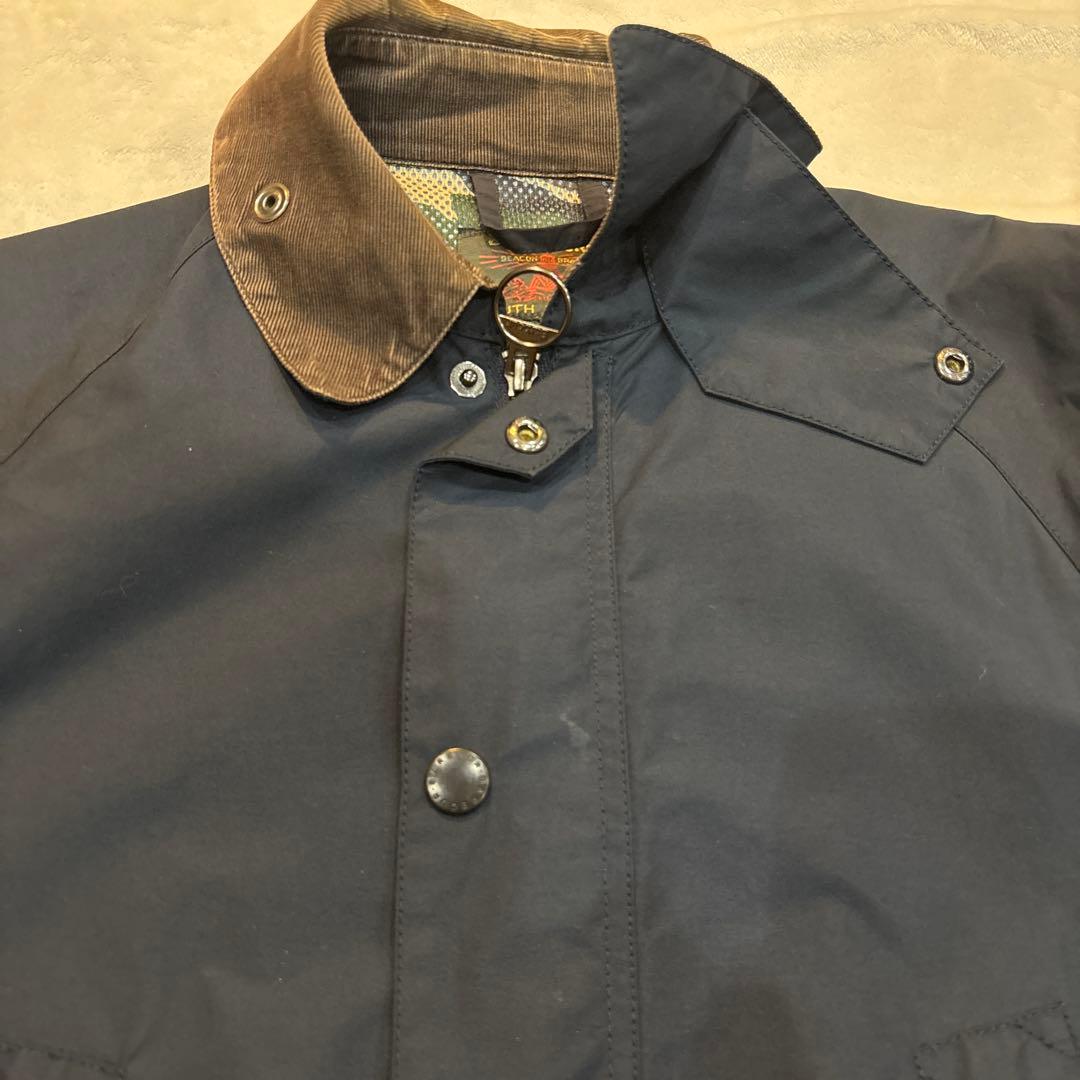 SOPHNET. × Barbour ブルゾン　ネイビー　カモフラ