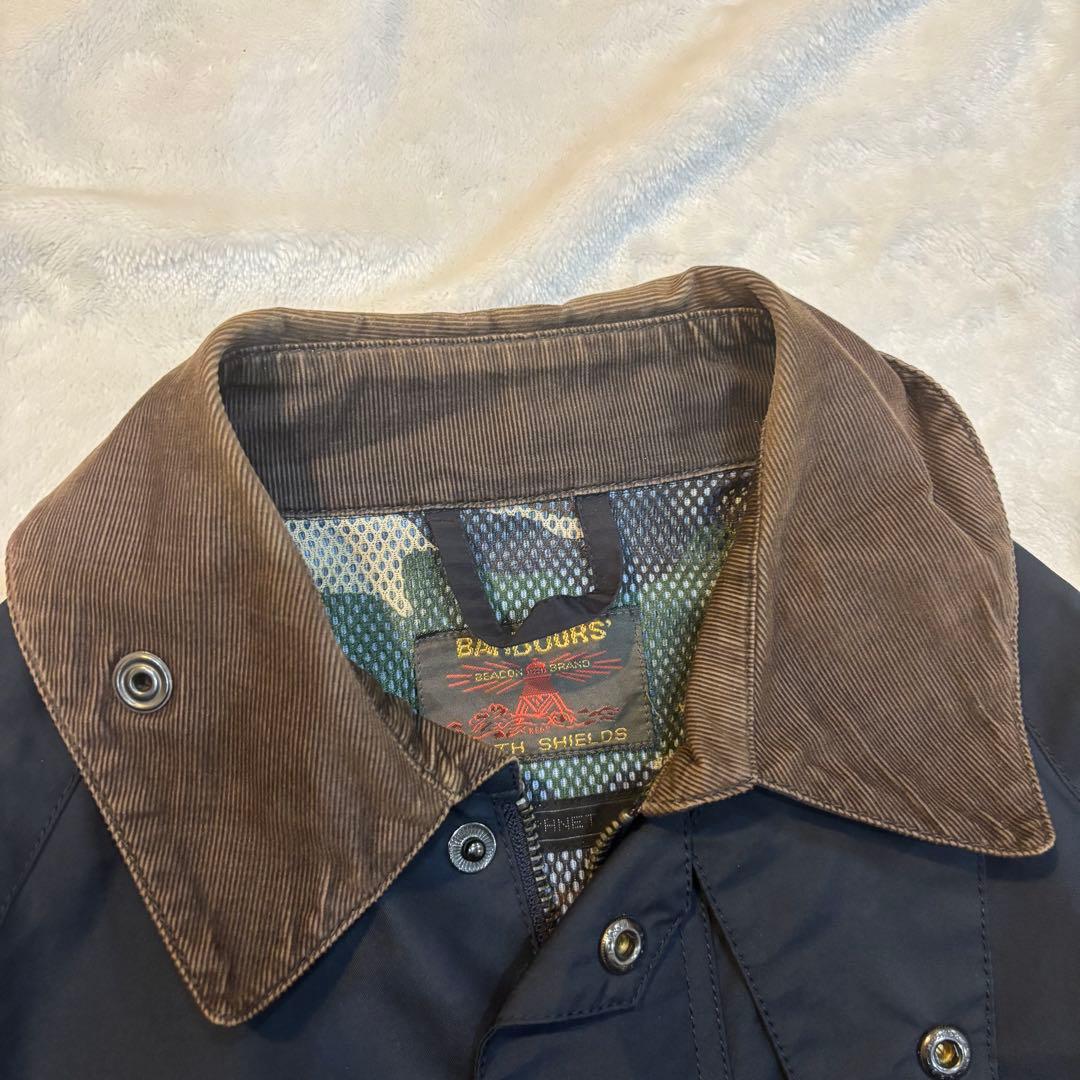 SOPHNET. × Barbour ブルゾン　ネイビー　カモフラ