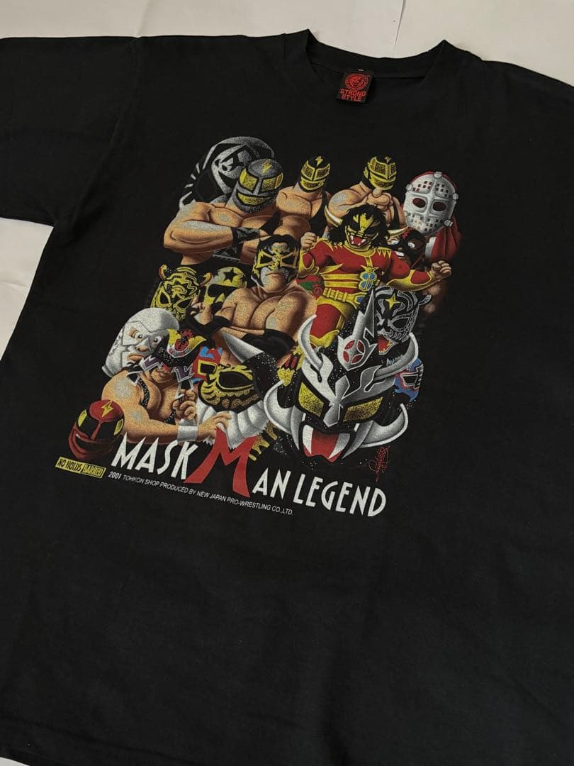 新日本プロレス 歴代マスクマンレジェンド Tシャツ（Lサイズ） プロレスマスク