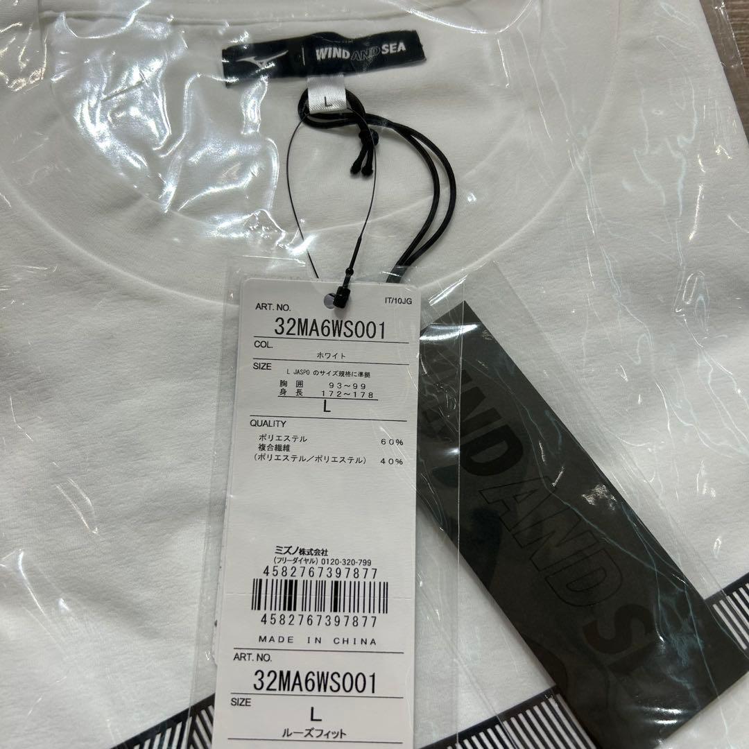 新品LサイズWIND AND SEA Mizuno ルーズフィットTシャツミズノ