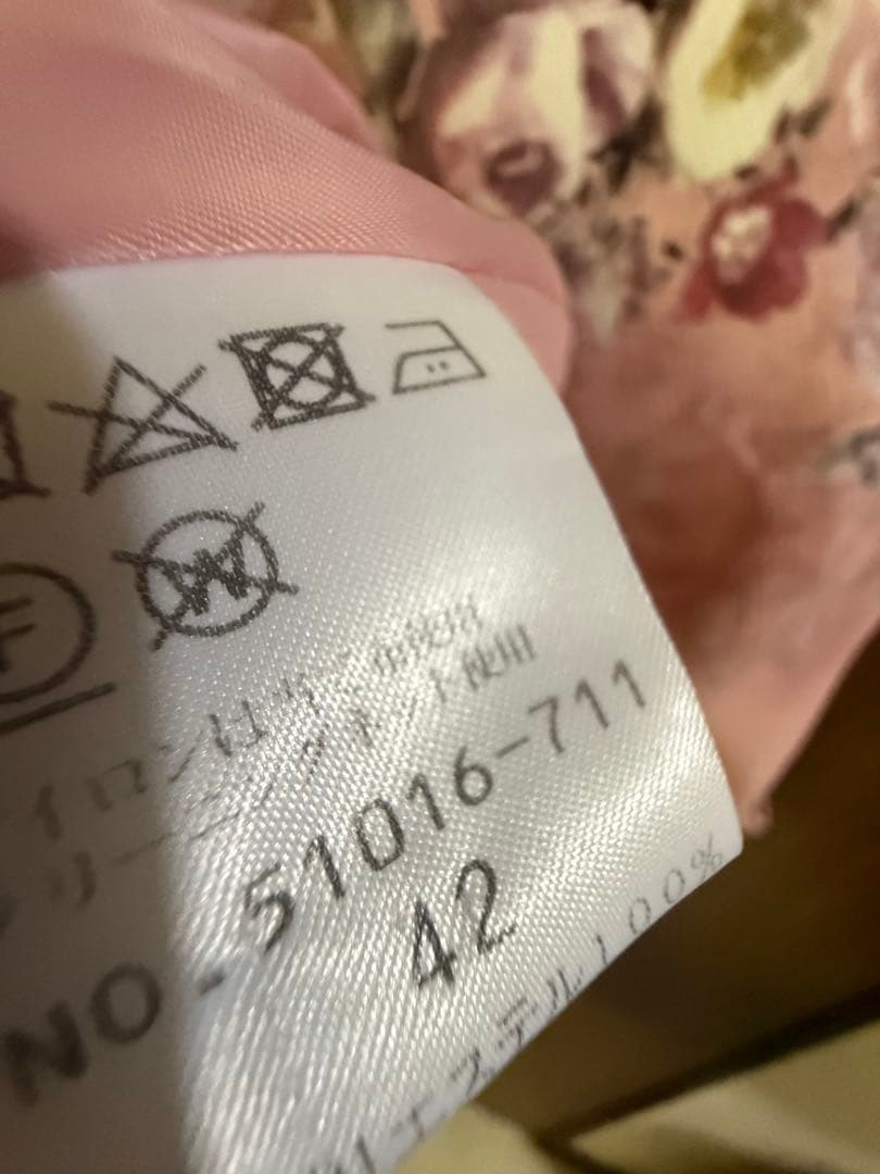 最終値下げ⭐︎ローズティアラ　ワンピース　ピンク　サイズ42