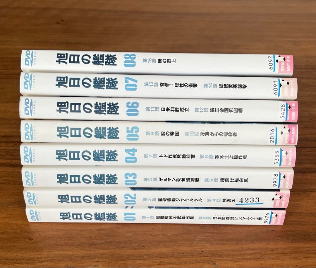 旭日の艦隊 DVD 全8巻　全巻セット