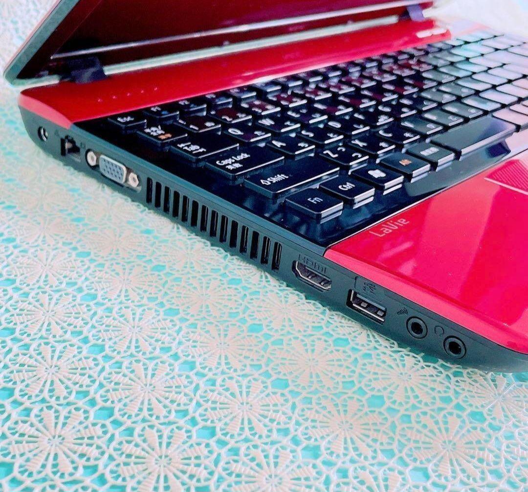 NEC 赤 ノートPC