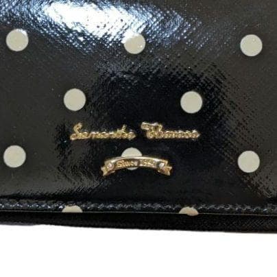 ⭐新品未使用⭐SamanthaThavasa 長財布 黒 ドット柄