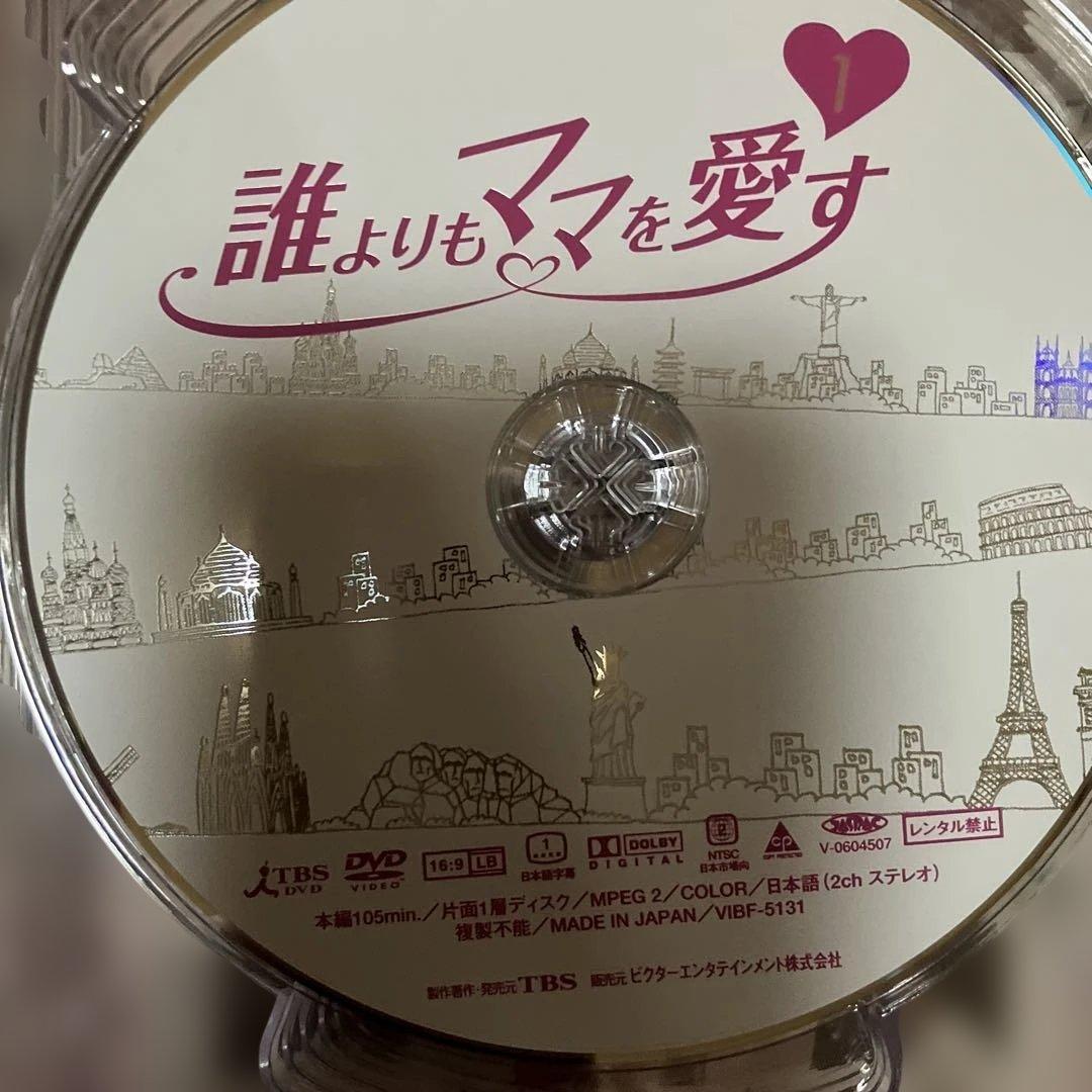 誰よりもママを愛す　DVD-BOX 田村正和　内田有紀　伊藤蘭　ミニファイル