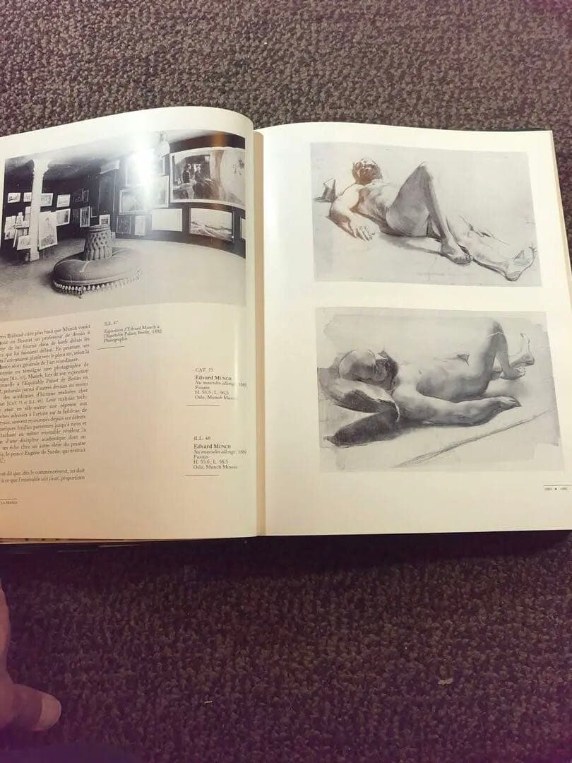 ムンク画集　洋書