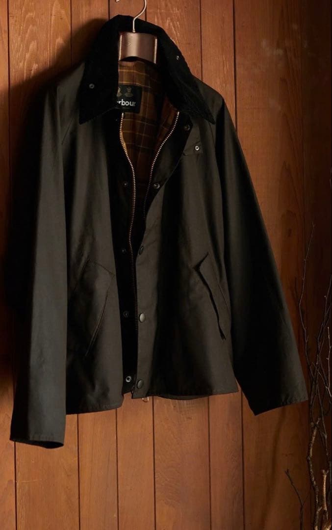 British made別注Barbour トランスポート ラスティック 36