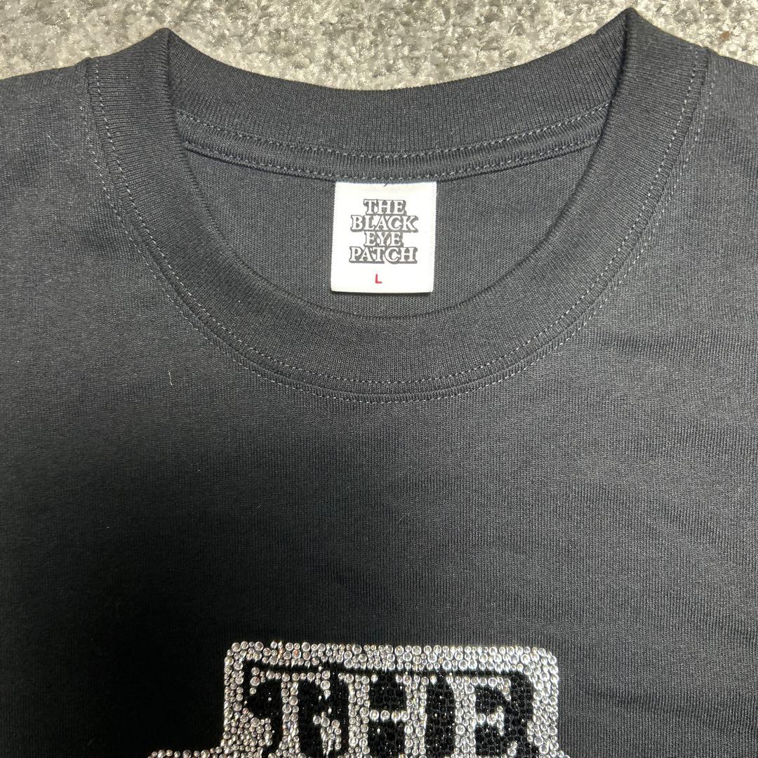 Black Eye PatchのTシャツ（L） パール付き