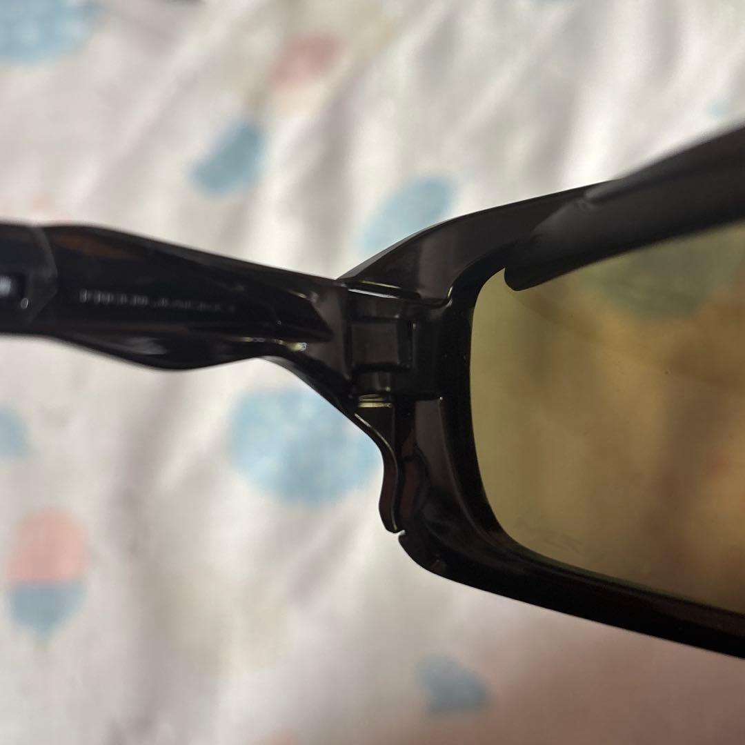白*玉様 Oakley ブラック サングラス ブルーグラデーション