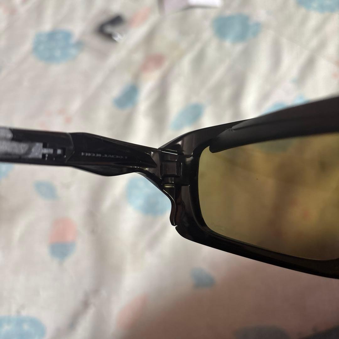 白*玉様 Oakley ブラック サングラス ブルーグラデーション