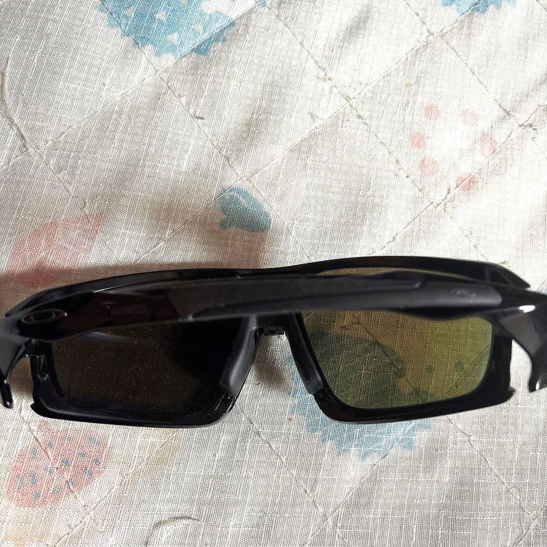 白*玉様 Oakley ブラック サングラス ブルーグラデーション