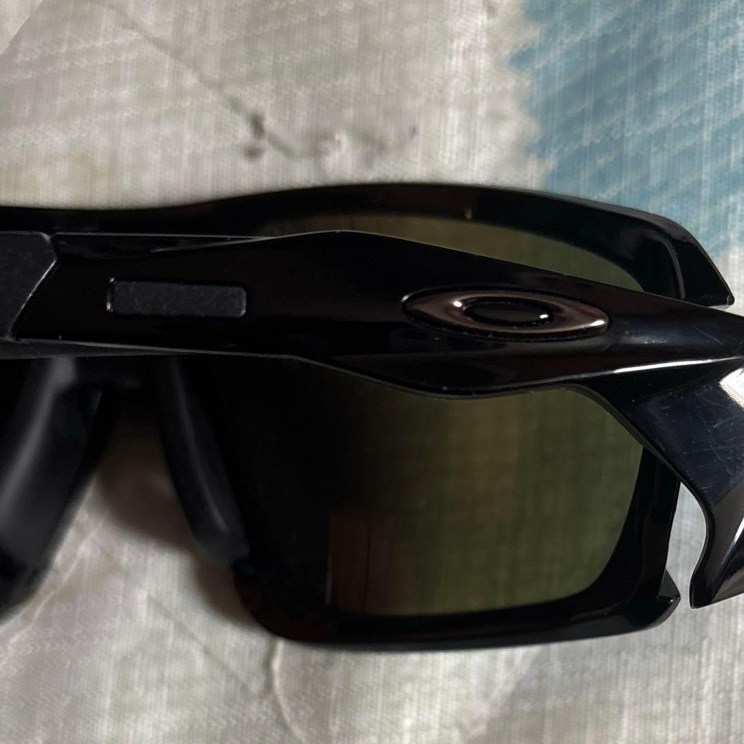 白*玉様 Oakley ブラック サングラス ブルーグラデーション