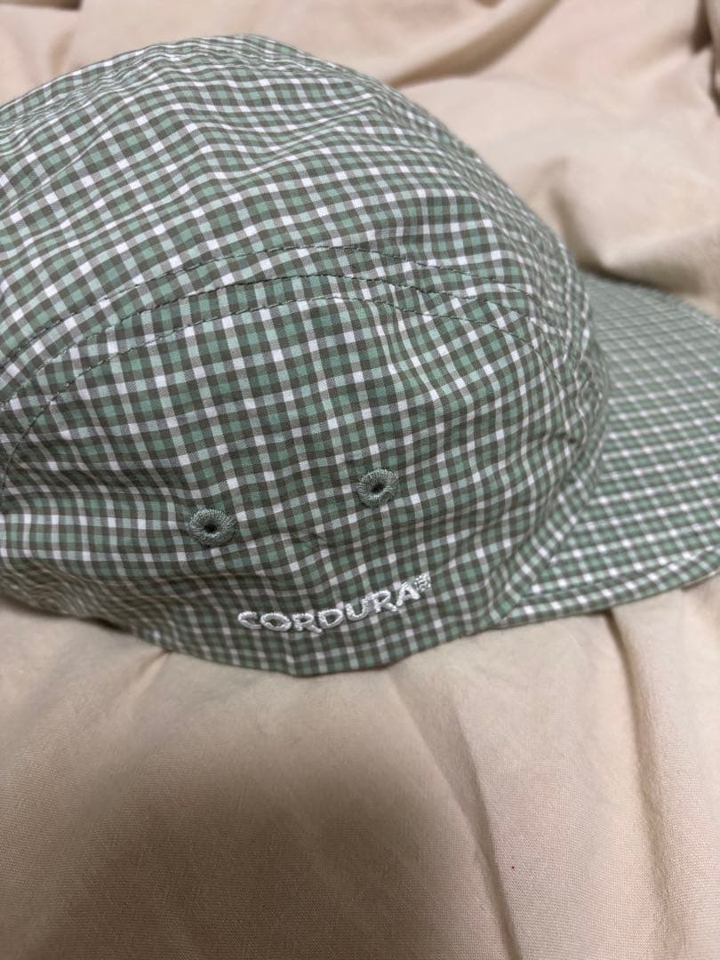 supreme Cordura® Plaid Camp Cap オリーブ