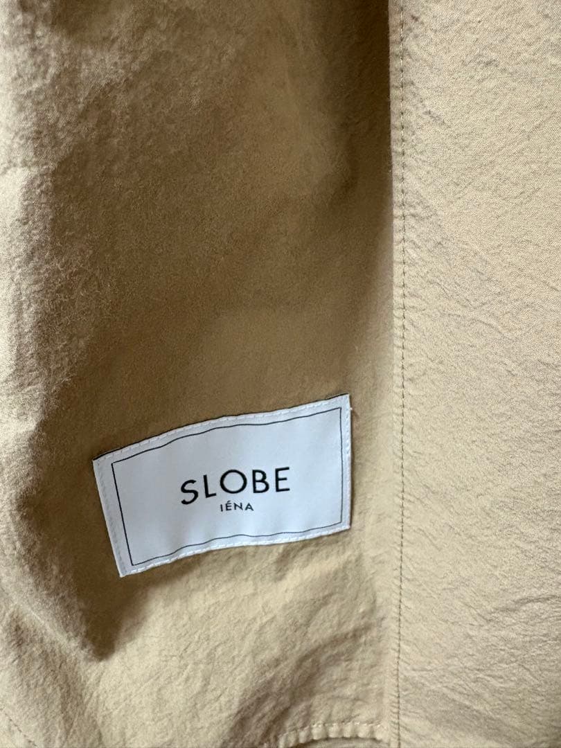 コットンニュアンストレンチコート　slobe iena