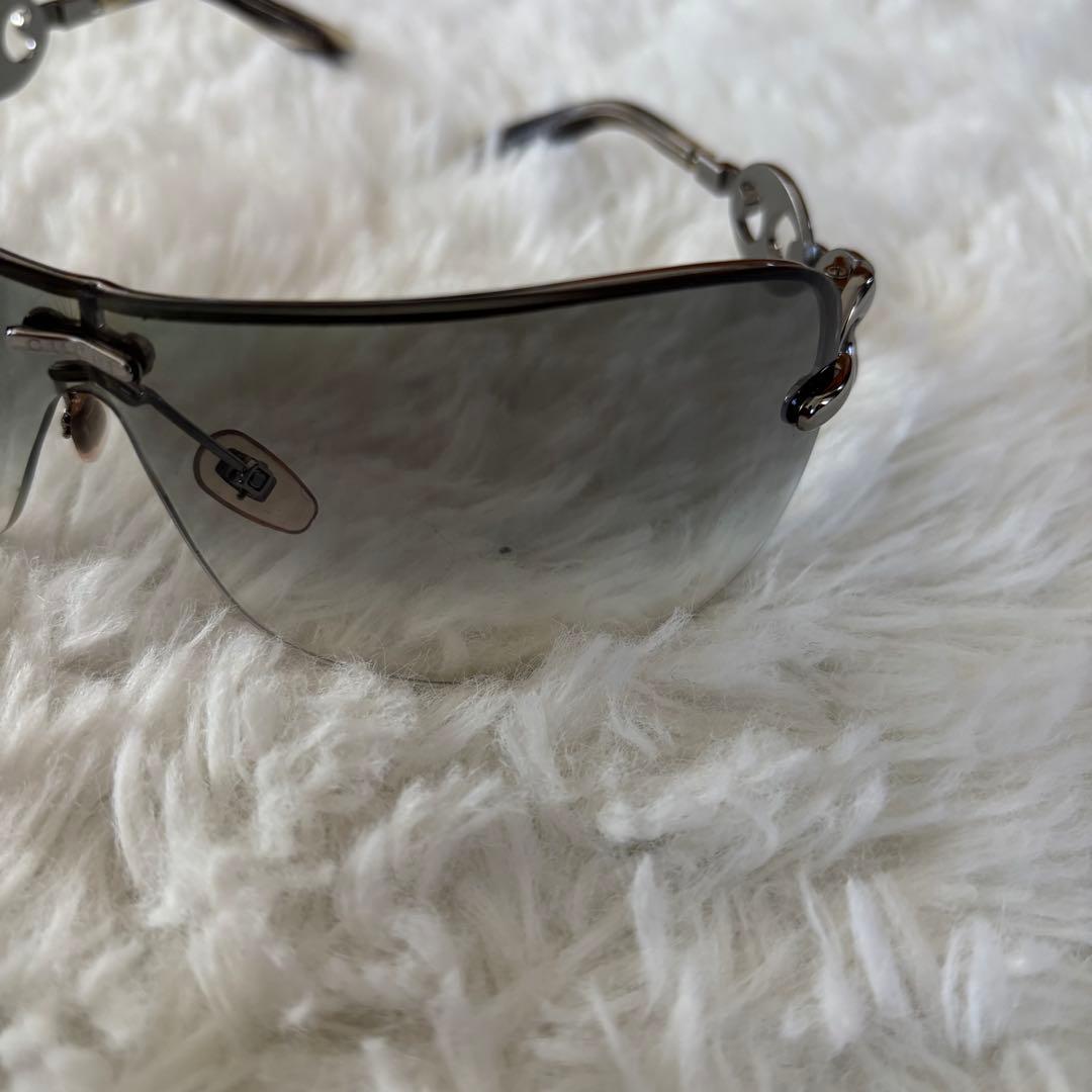 ✨美品✨GUCCI リムレスチェーンサングラスグレイ