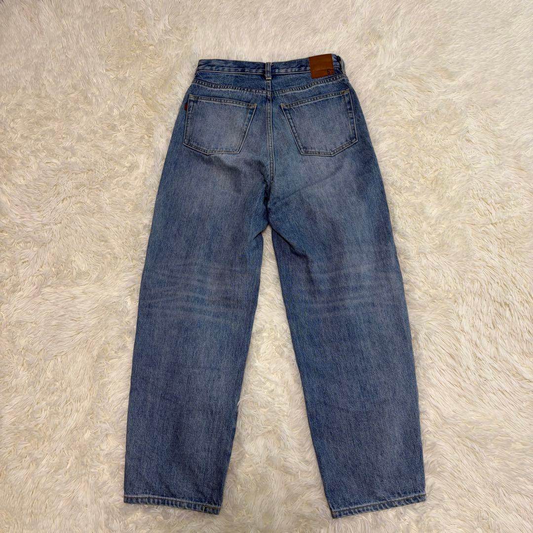 美品　Spick&Span 5 1/2 CURVE LINE DENIM 27