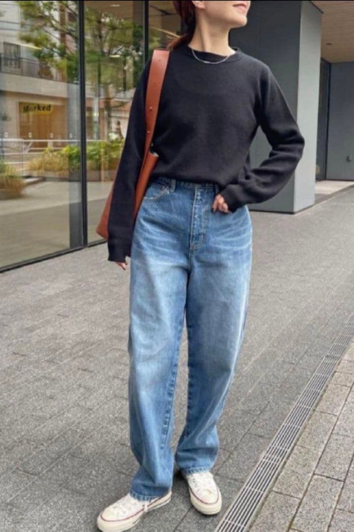 美品　Spick&Span 5 1/2 CURVE LINE DENIM 27