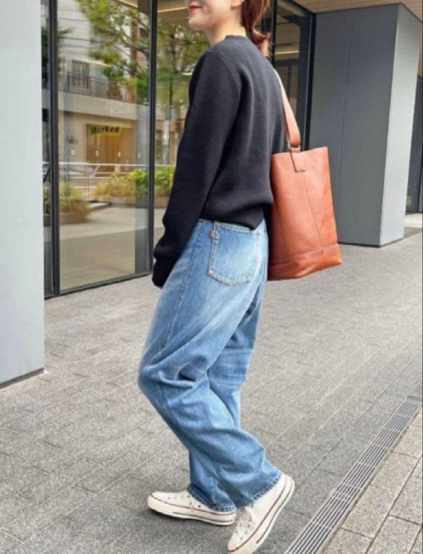 美品　Spick&Span 5 1/2 CURVE LINE DENIM 27