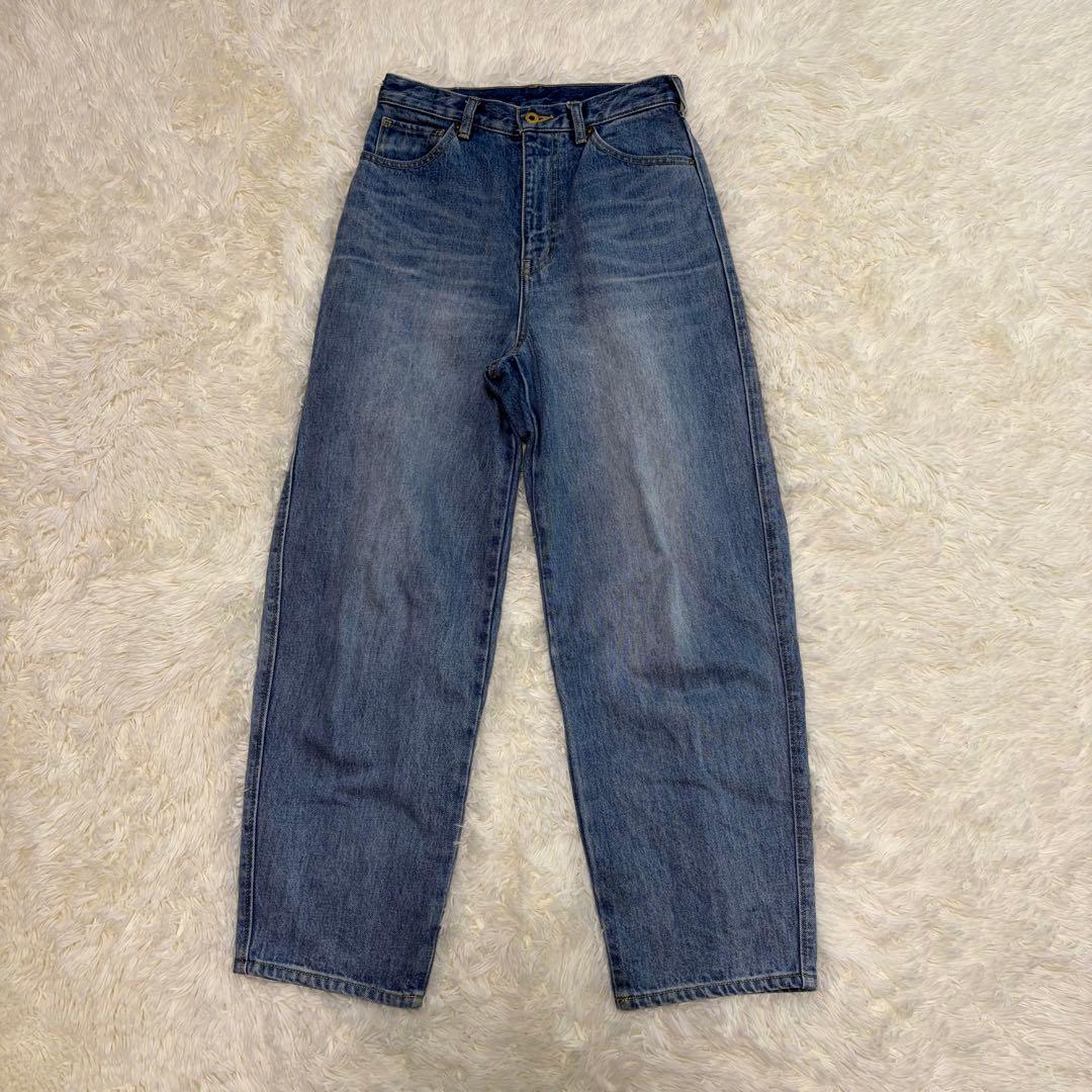 美品　Spick&Span 5 1/2 CURVE LINE DENIM 27